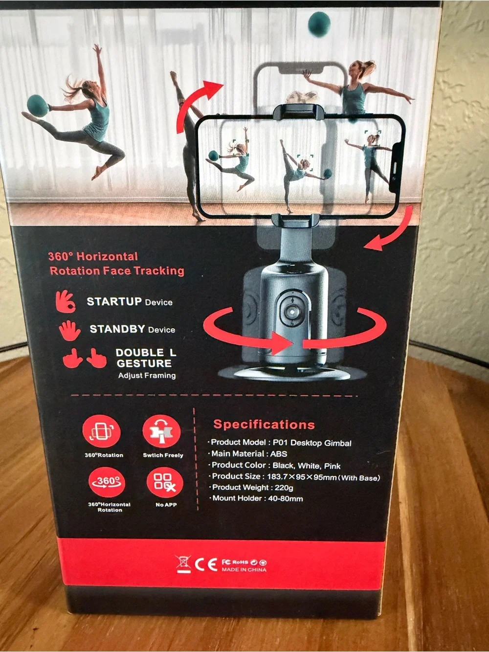 Smart glasses + P01 Auto Face Tracking Selfie Stick Tripod BUNDLE